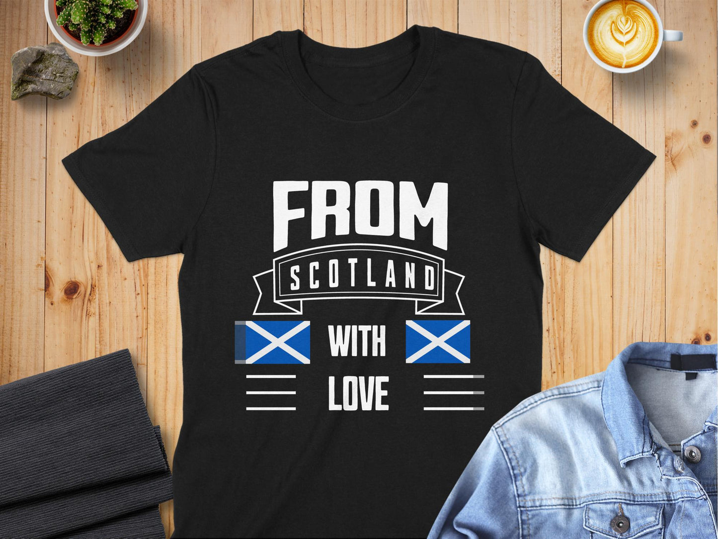 From Scotland With Love Stylish and Unique T-Shirt - Living Stone Gifts