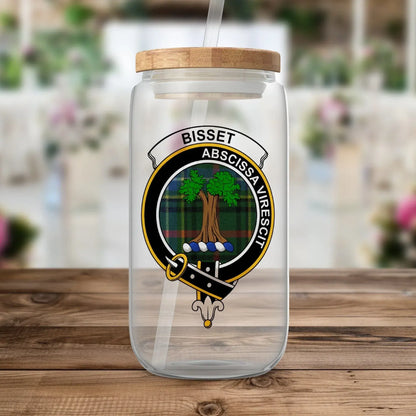 Bisset Abscissa Virescit Emblem Glass Jar Product