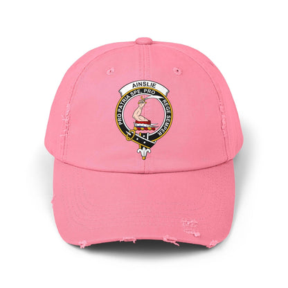Ainslie Pro Patria Spe Pro Crescet Crest Baseball Cap - Celtic Ancestry Gifts