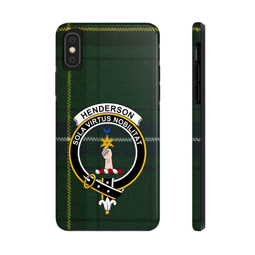 Henderson Clan Scottish Tartan Cell Phone Case - Celtic Ancestry Gifts