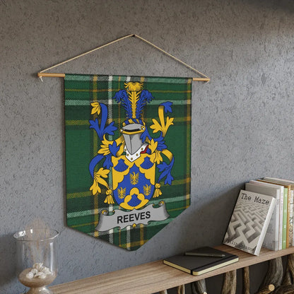 Custom Family Crest and Plaid Banner product