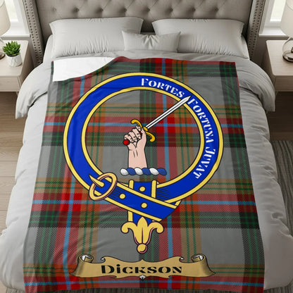Scottish Clan Tartan Blanket Fortes Fortuna Juvat product