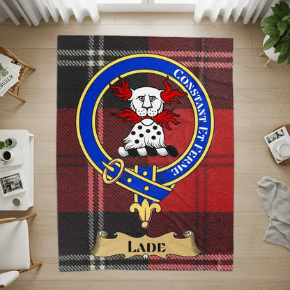 Constant et ferme Lade design plaid rug product type