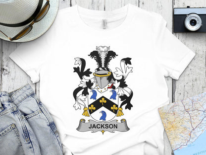 Jackson Family Crest Custom Printed T-shirt product