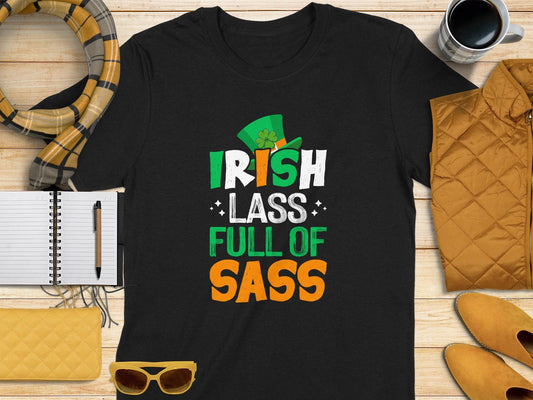 I IS FULL OF SASS Funny Graphic Printed t-shirt - Celtic Ancestry Gifts