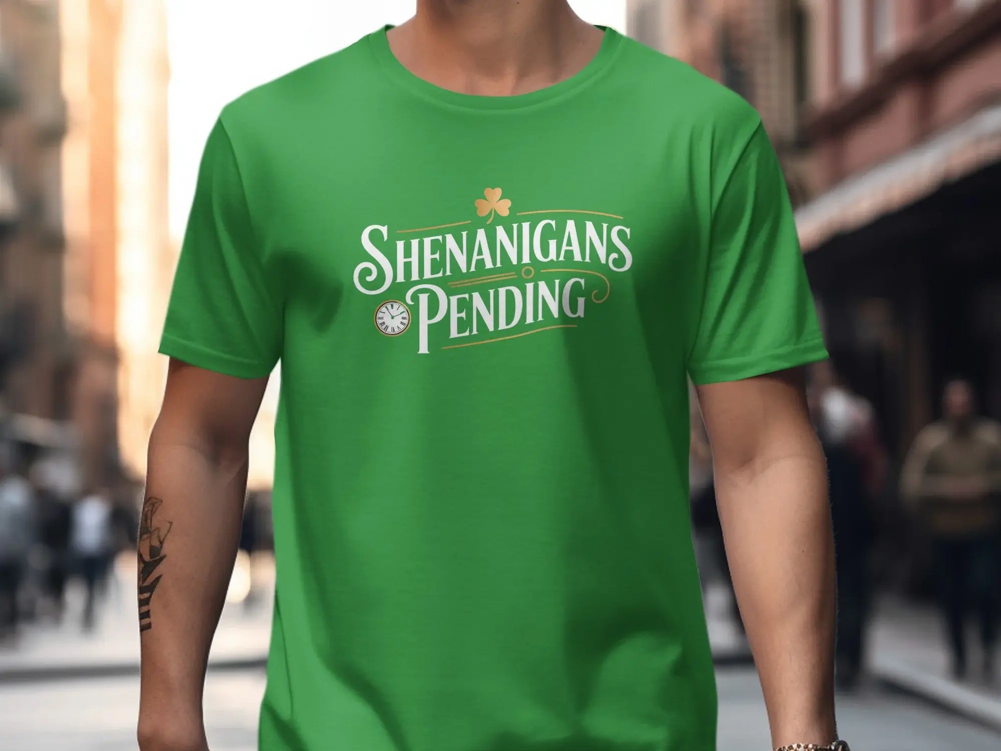 Shenanigans Pending Funny Graphic Men's Shirt