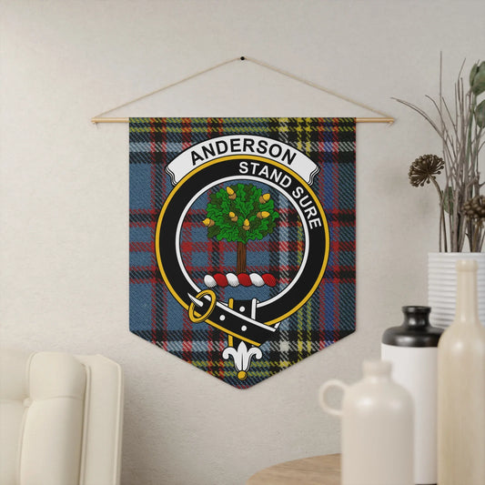 Anderson Clan Crest Tartan Banner Wall Hanging product