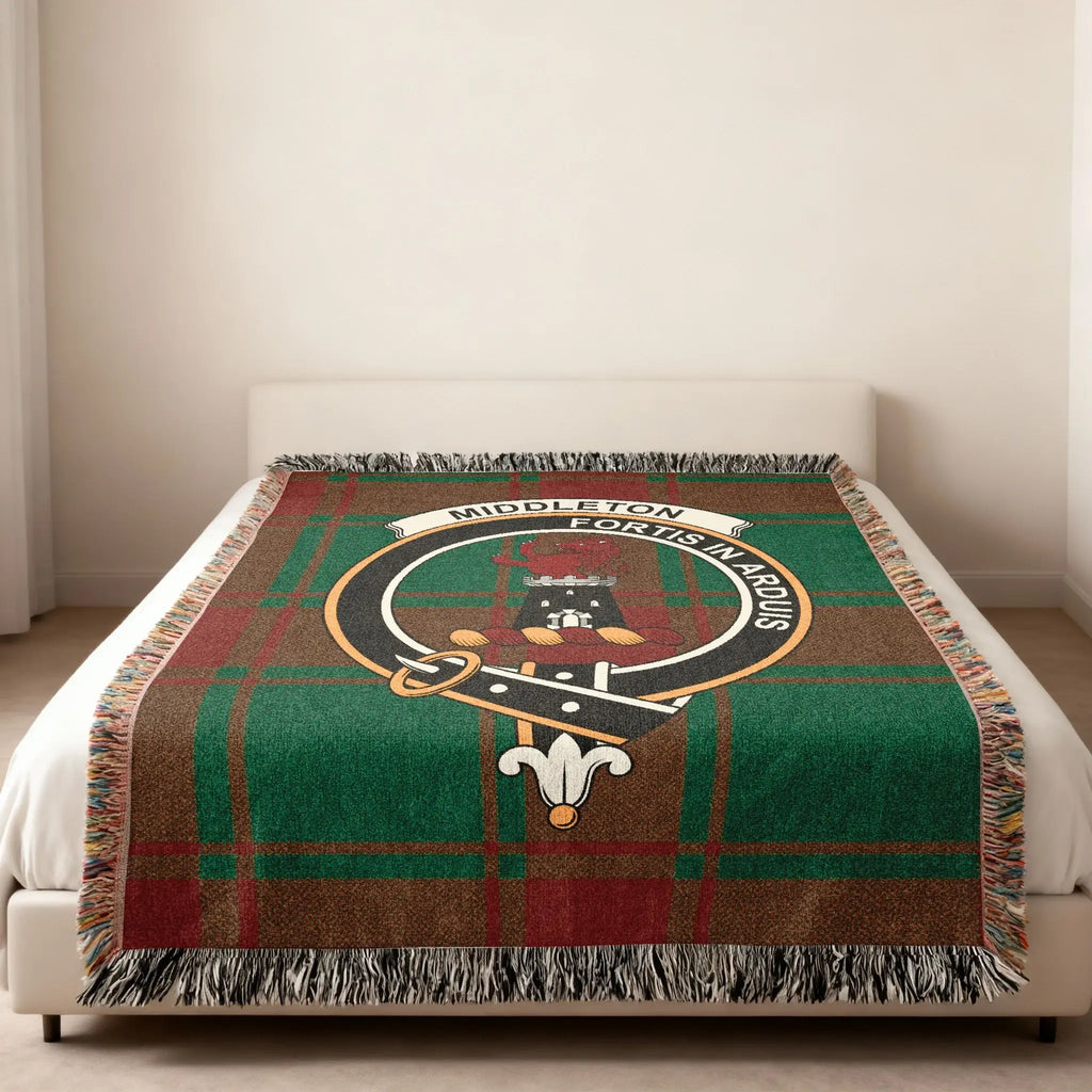 Middleton Fortis In Arduis Tartan Blanket Textile Decor
