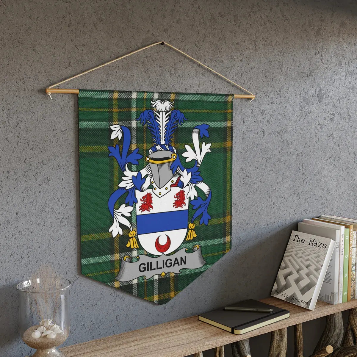 Gilligan Family Crest Wall Hanging Decorative product