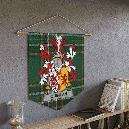 Quinlan Family Crest Tapestry Wall Hanging product type