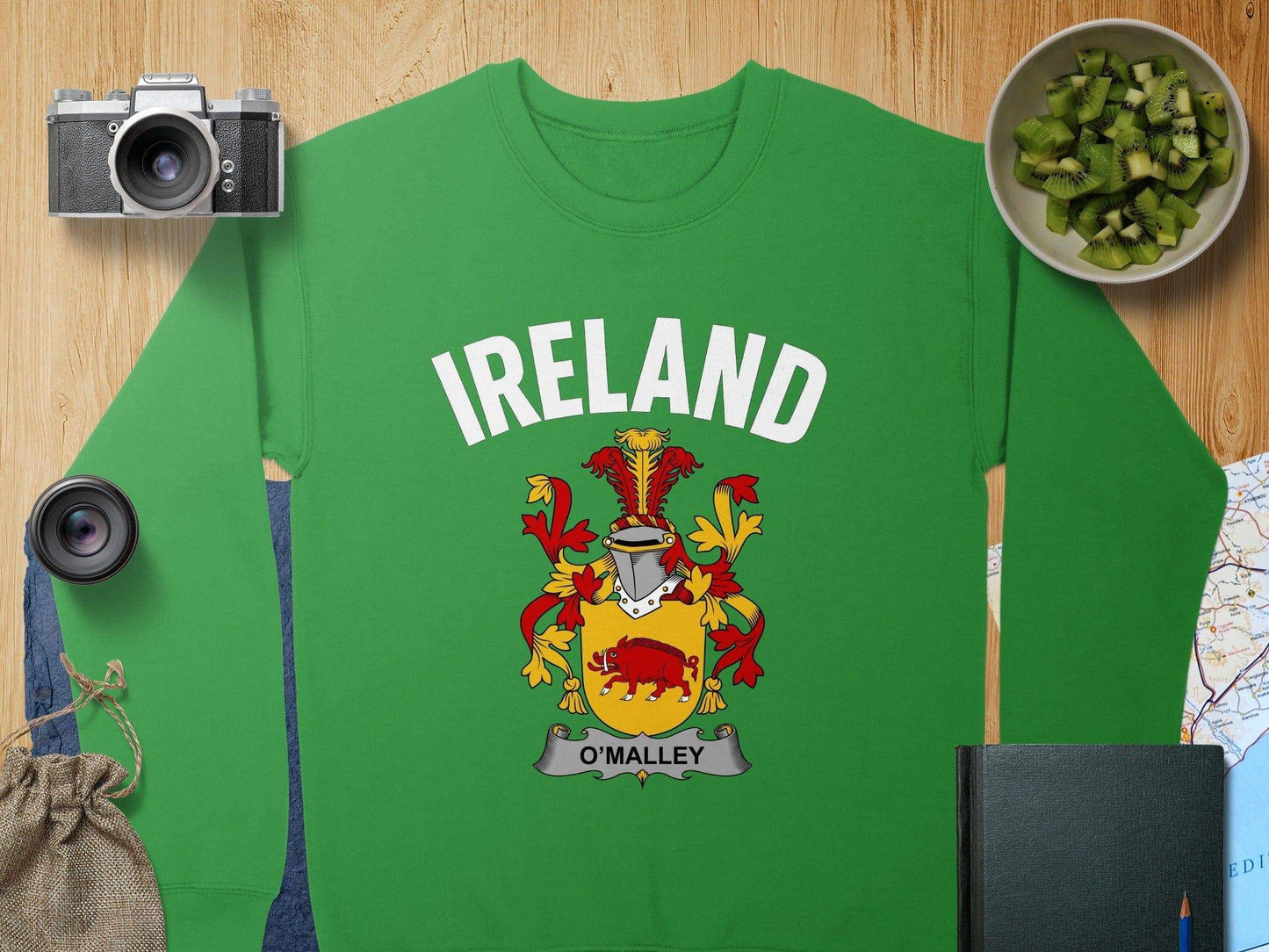 Ireland O'Malley Green Crest Sweatshirt product