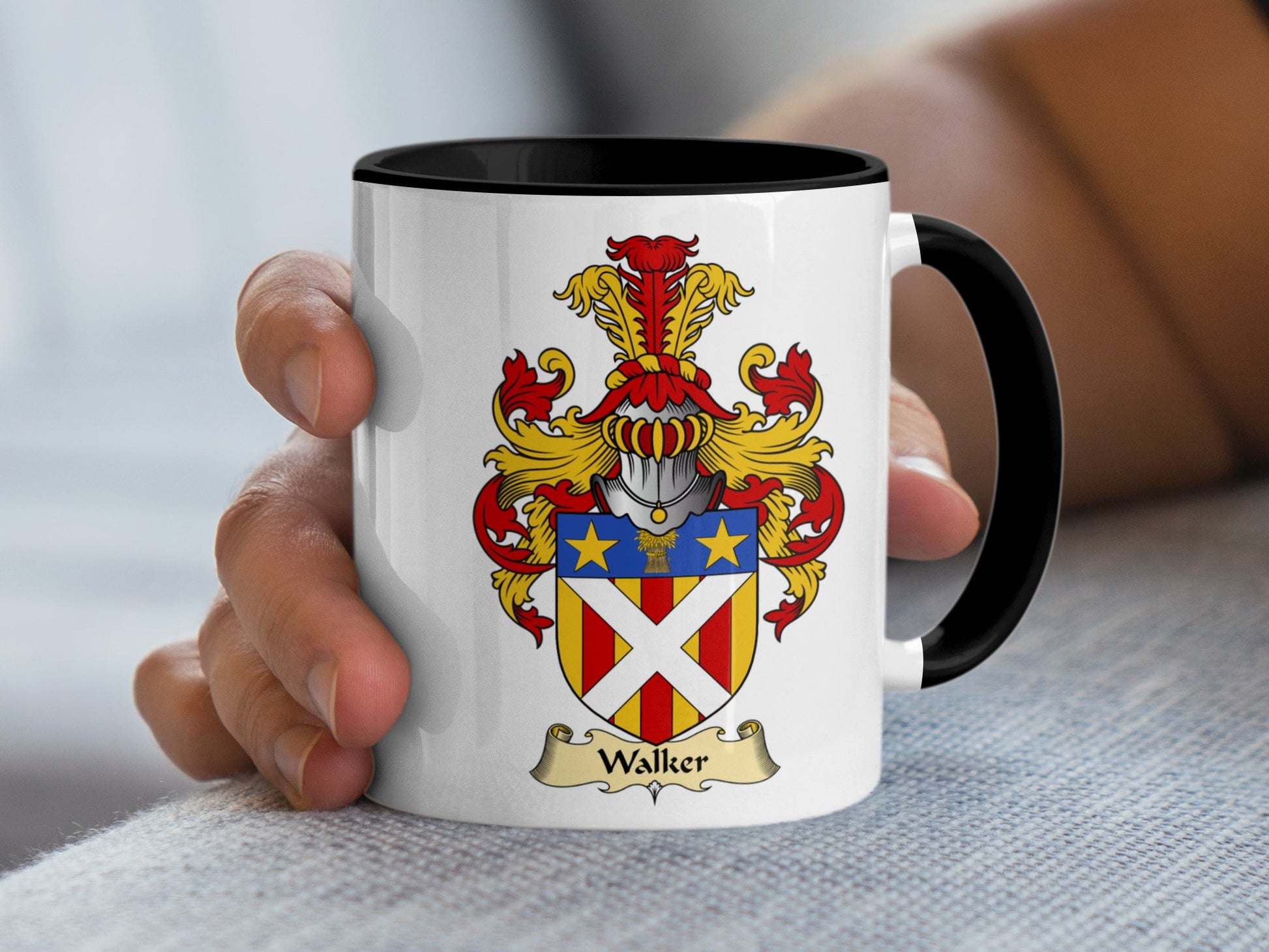 Clan Walker Scottish Coat of Arms Mug - Living Stone Gifts