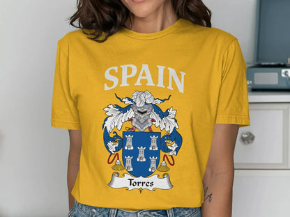 Spain Torres Design Graphic Tee Shirt Product