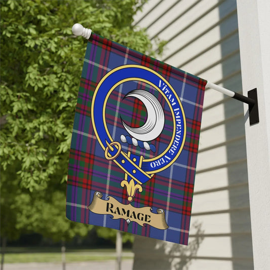 Personalized Scottish Clan Ramage Plaid Flag product