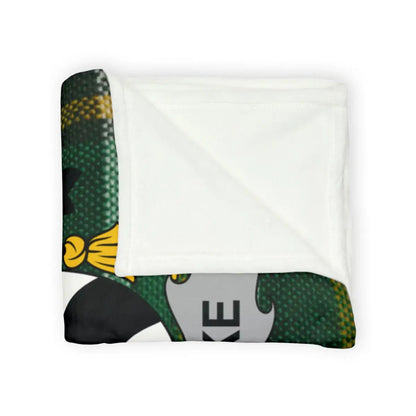 Cozy Green Duck Pattern Football Sports Blanket product