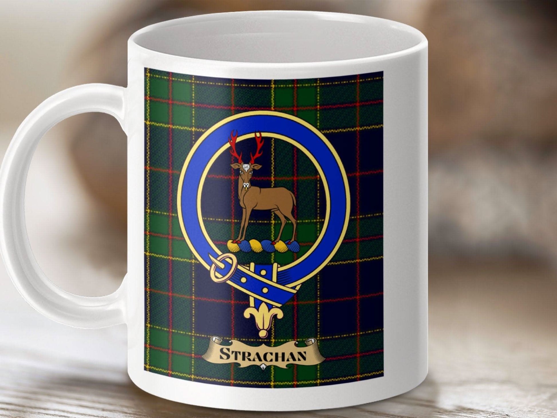 Scottish Clan Crest Strachan Mug unique gift product
