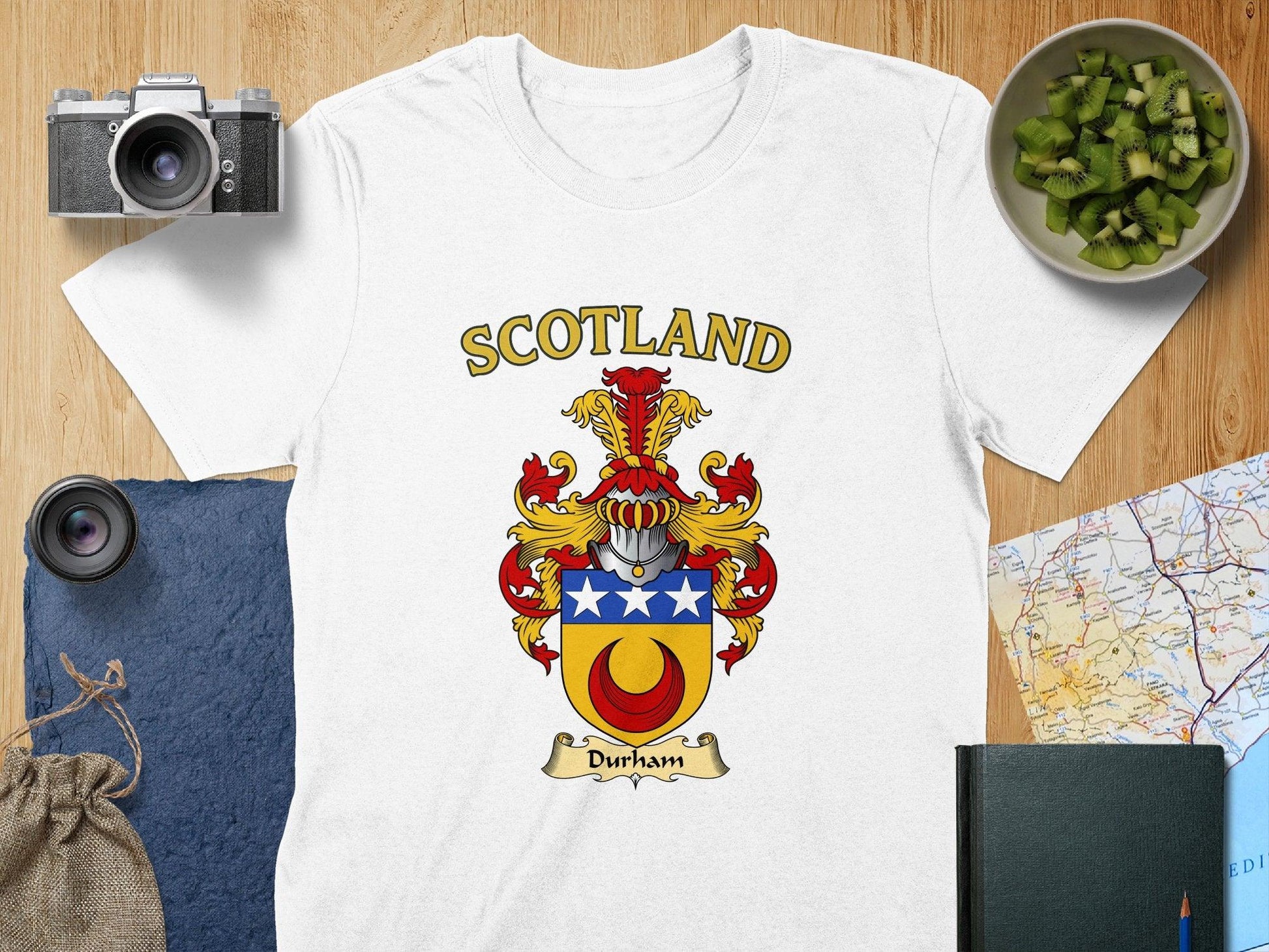 Scotland Durham Crest Graphic T-Shirt product