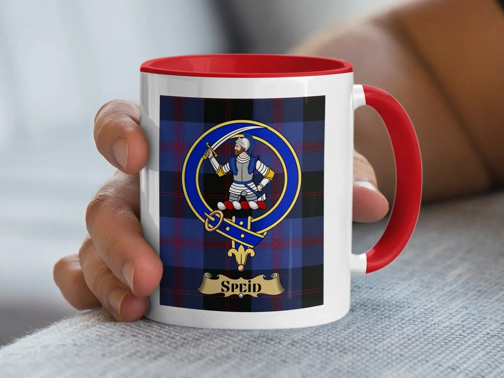 Speid family crest ceramic mug for everyday coffee and tea