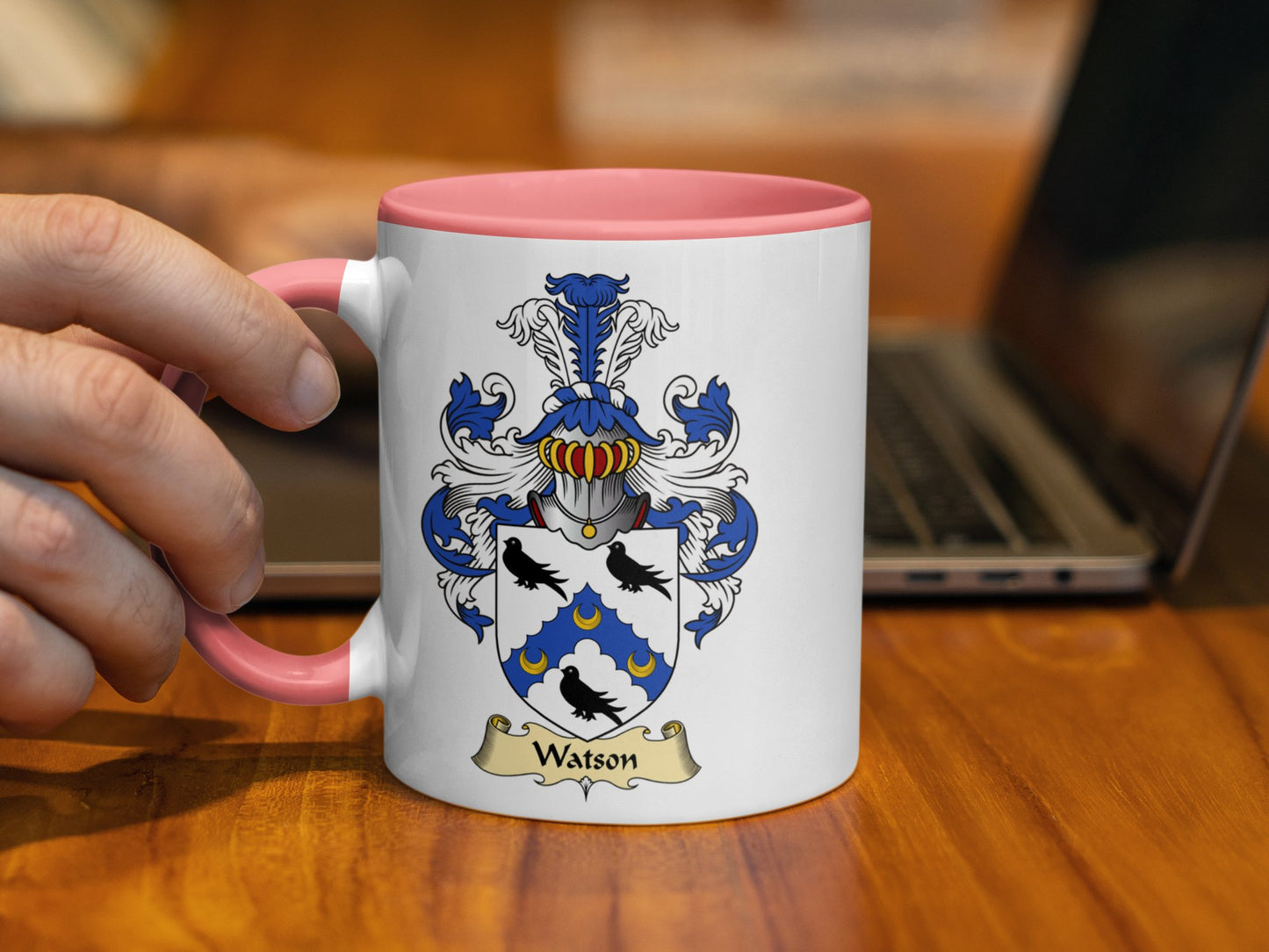 Clan Watson Scottish Coat of Arms Mug - Living Stone Gifts