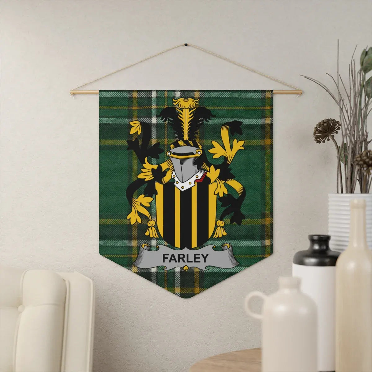 Customizable Family Crest Wall Hanging Deco product type