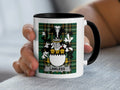 Lawless Irish family crest black accent mug