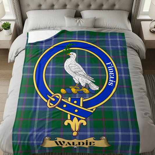 Waldie Family Crest Scottish Heritage Blanket product