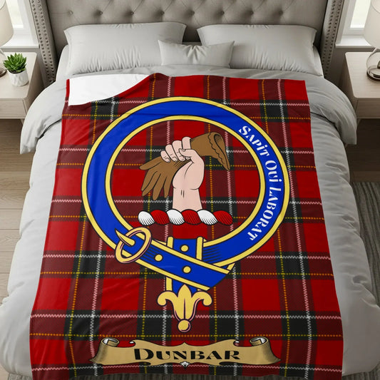 Dunbar Clan Tartan Blanket Personalized Product