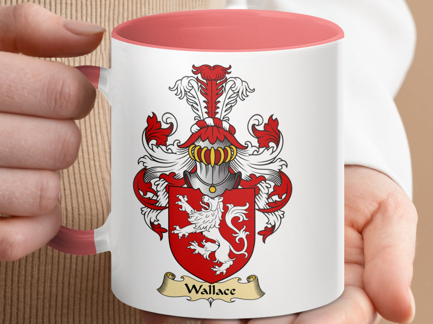 Wallace Scottish Coat of Arms Mug - Living Stone Gifts