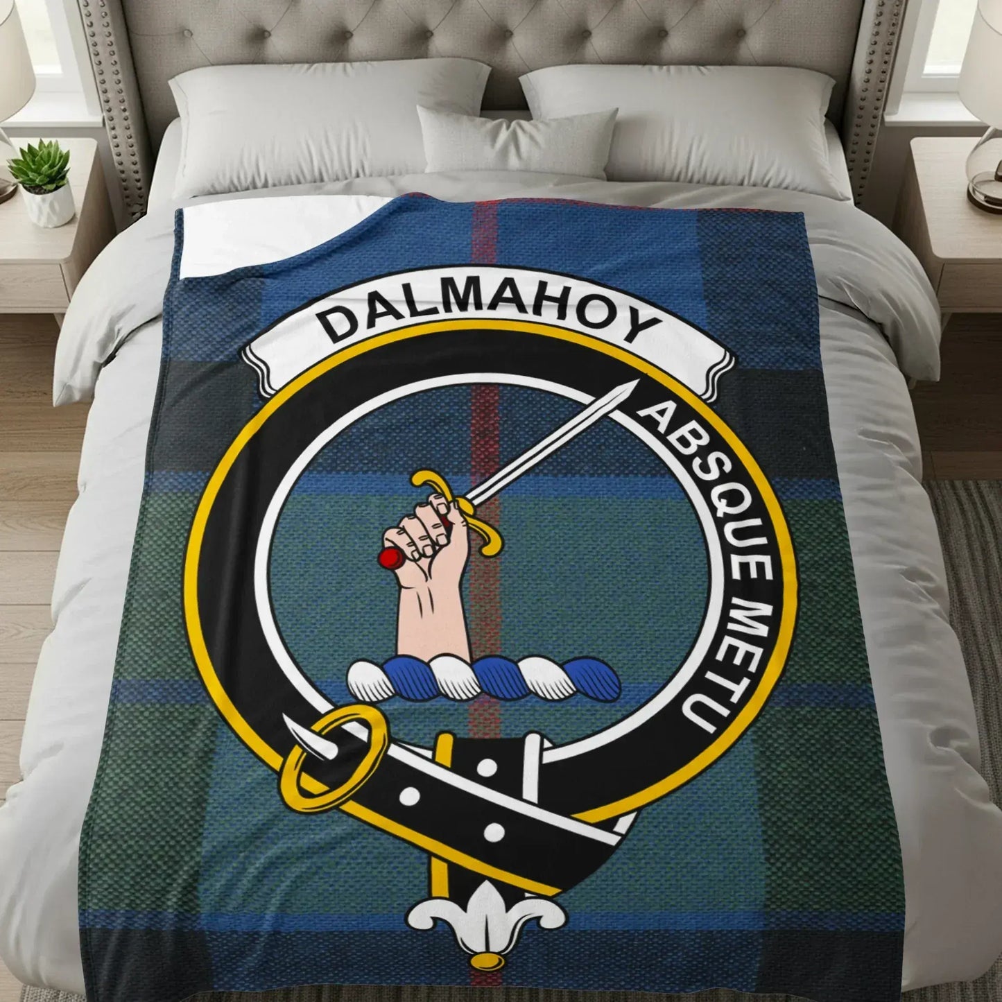 Dalmahoy Absque Metu Customizable Bed Blanket product
