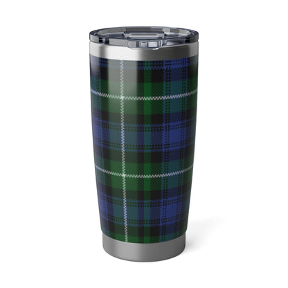 Blue and Green Plaid Insulated Tumbler product