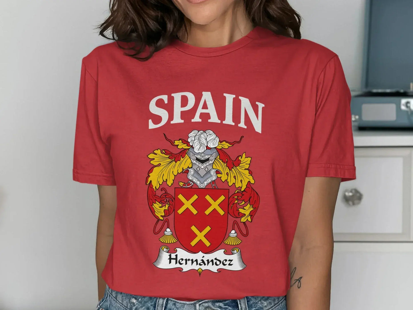 Spain Hernandez Family Coat of Arms T-Shirt product