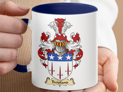 Treipland Scottish Coat of Arms Mug - Living Stone Gifts