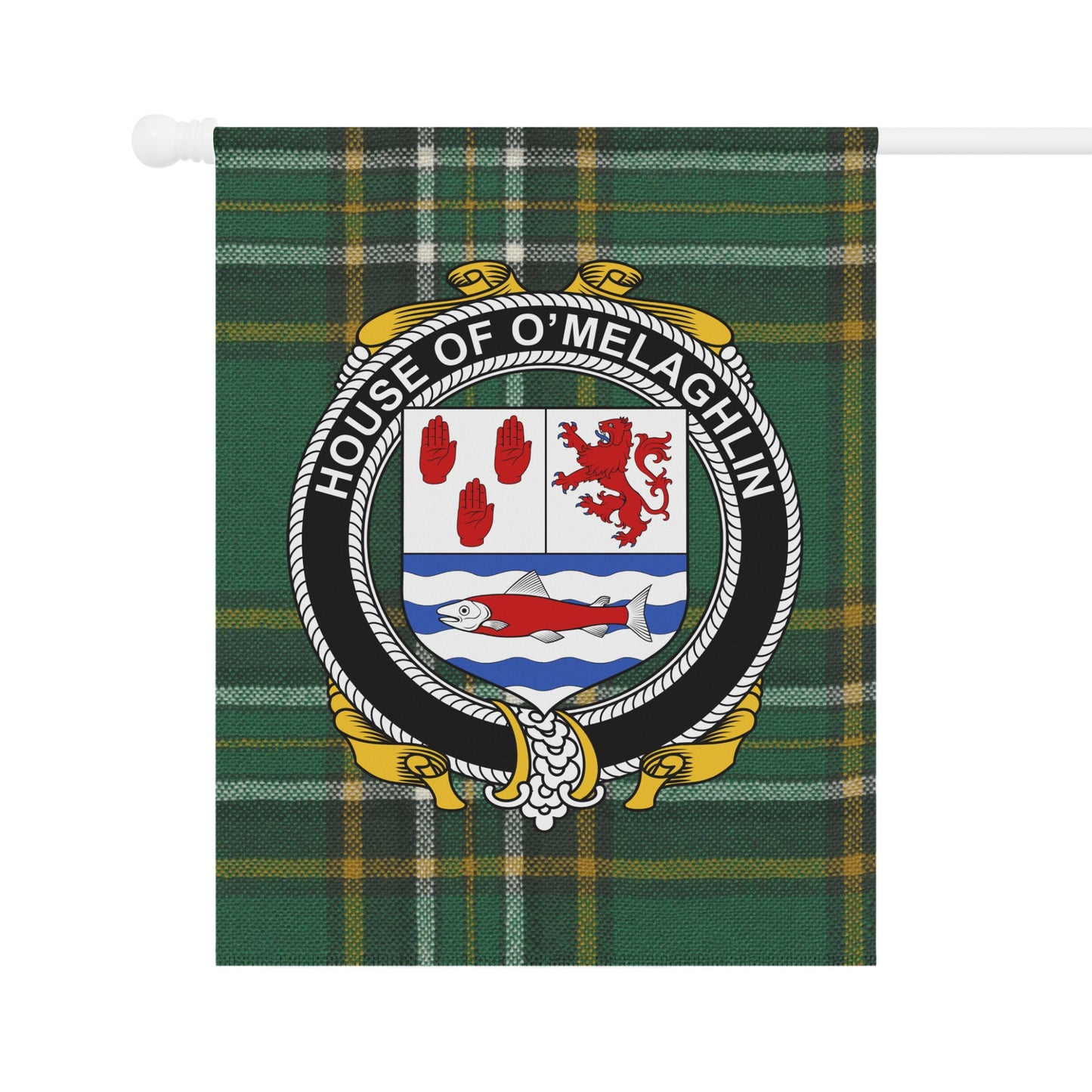 House of O'Melaghlin Family Crest Banner product