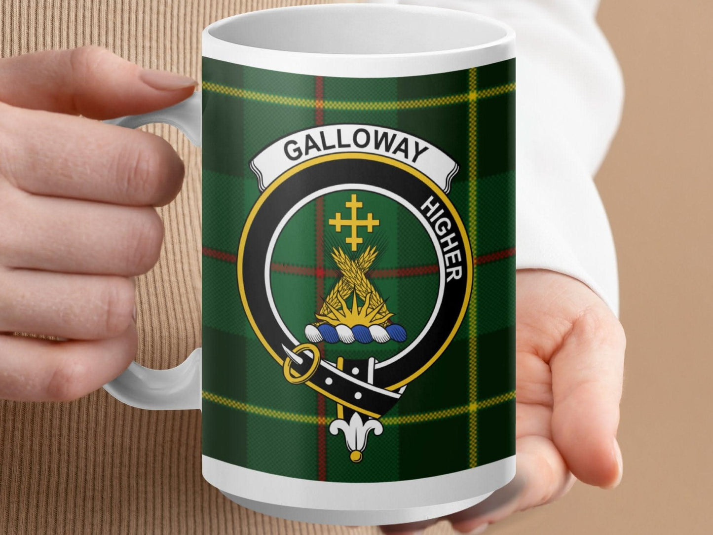 Tartan Clan Symbol Galloway Higher Mug product type