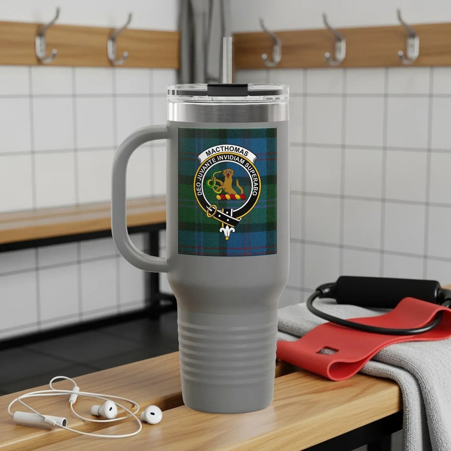 Clan MacThomas Tartan Travel Mug Product type