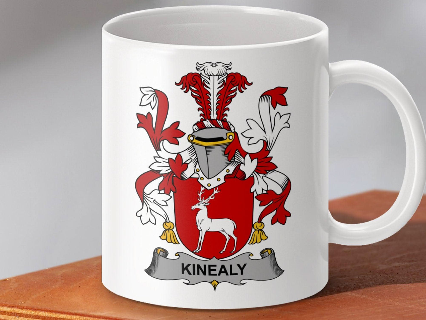 Kinealy Irish Family Crest Design Gift Idea Perfect mug - Celtic Ancestry Gifts