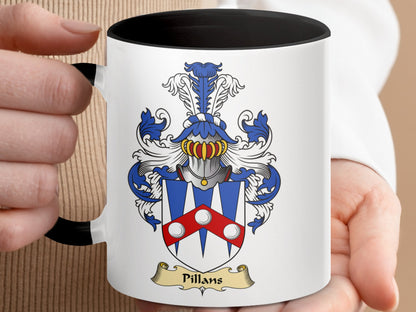 Clan Pillans Scottish Coat of Arms Mug - Living Stone Gifts