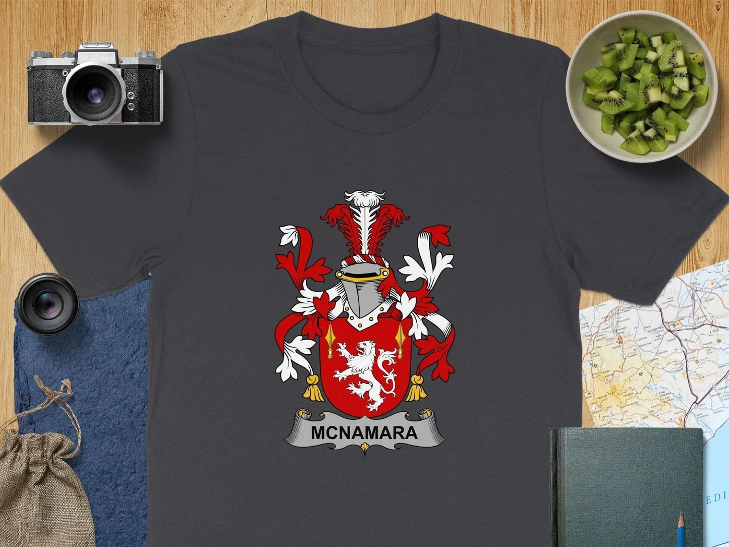 McNamara Family Crest Lion Cool Graphic Tee product