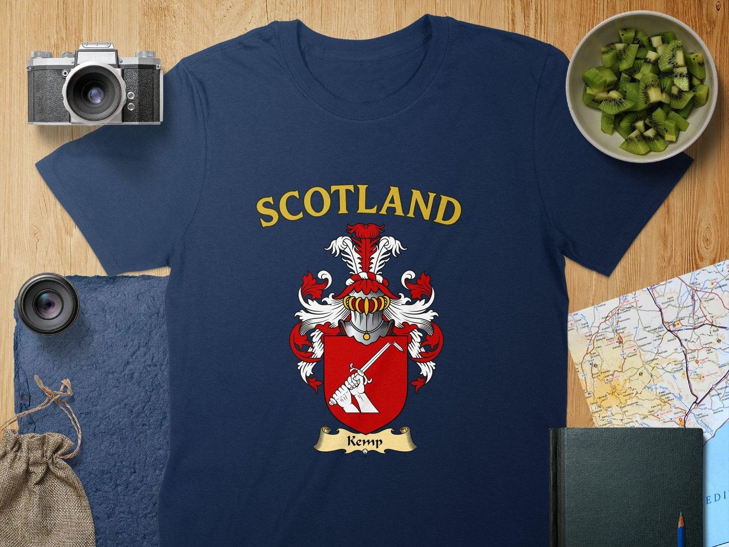 Kemp Clan Family Crest Scotland T-Shirts - Celtic Ancestry Gifts