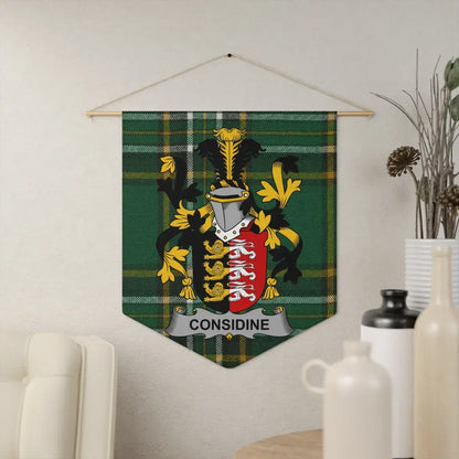 Considine Family Crest Plaid Wall Hanging product