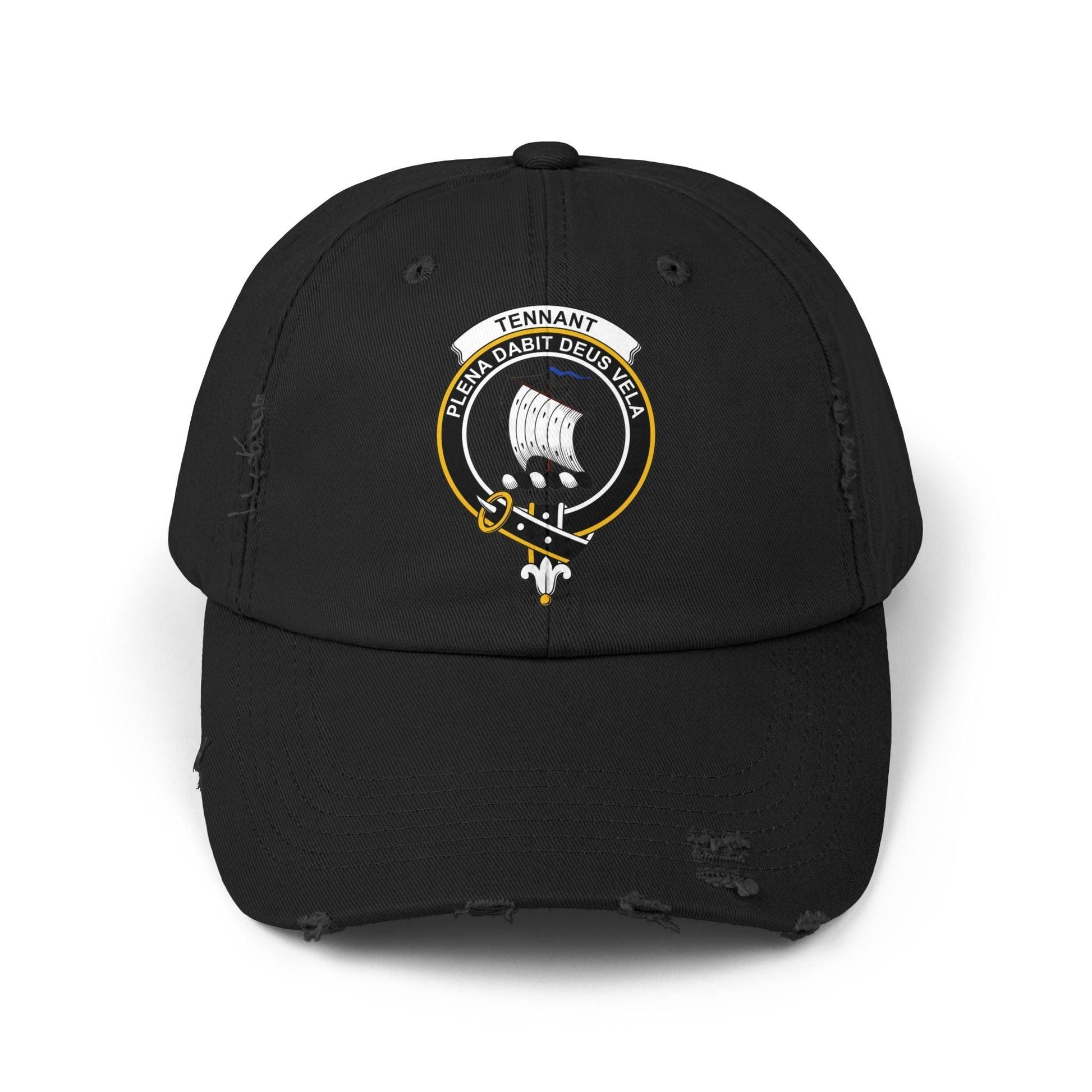 Tennant Clan Crest Scottish Distressed Baseball Cap - Celtic Ancestry Gifts