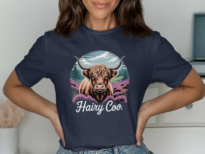 Hairy Coo Graphic Printed Casual Wear T-shirt product type