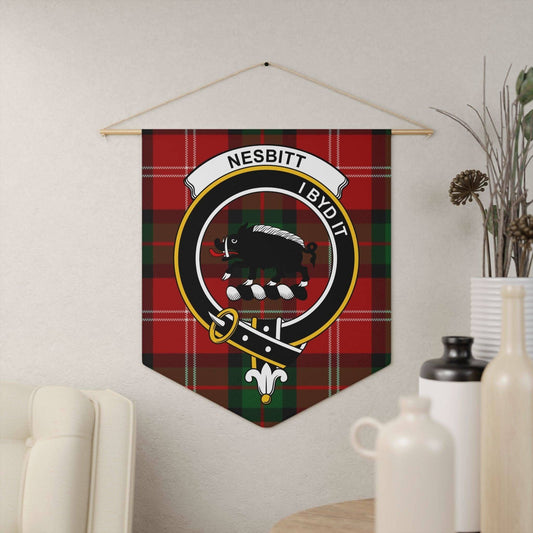 Nesbitt Boyd Scottish Clan Crest Wall Pennant - Celtic Ancestry Gifts