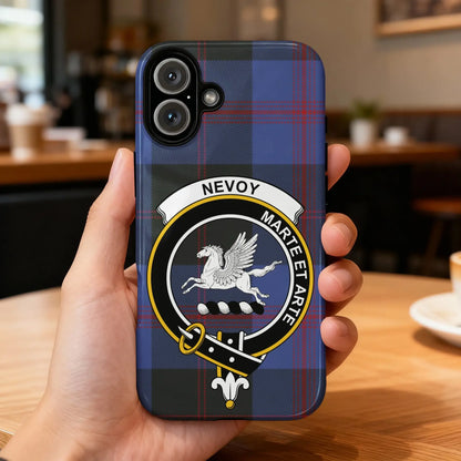Nevoy Martee Arte Blue Plaid Phone Case