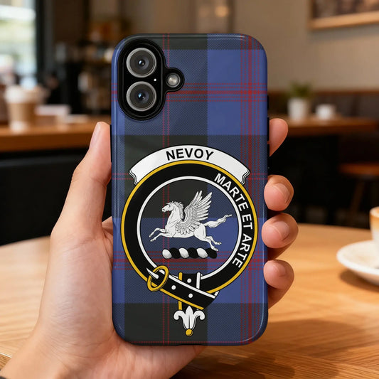 Nevoy Martee Arte Blue Plaid Phone Case