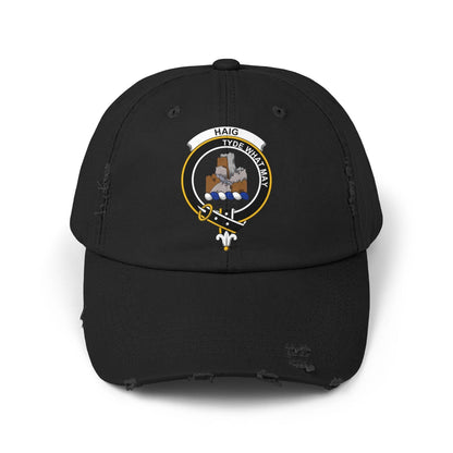 Haig Clan Crest Scottish Distressed Baseball Cap - Celtic Ancestry Gifts