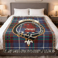 Pentland Virtute Et Opera Crest Blanket Throw