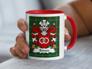 Bowen Welsh Family Crest Mug | Tartan Heritage Gift