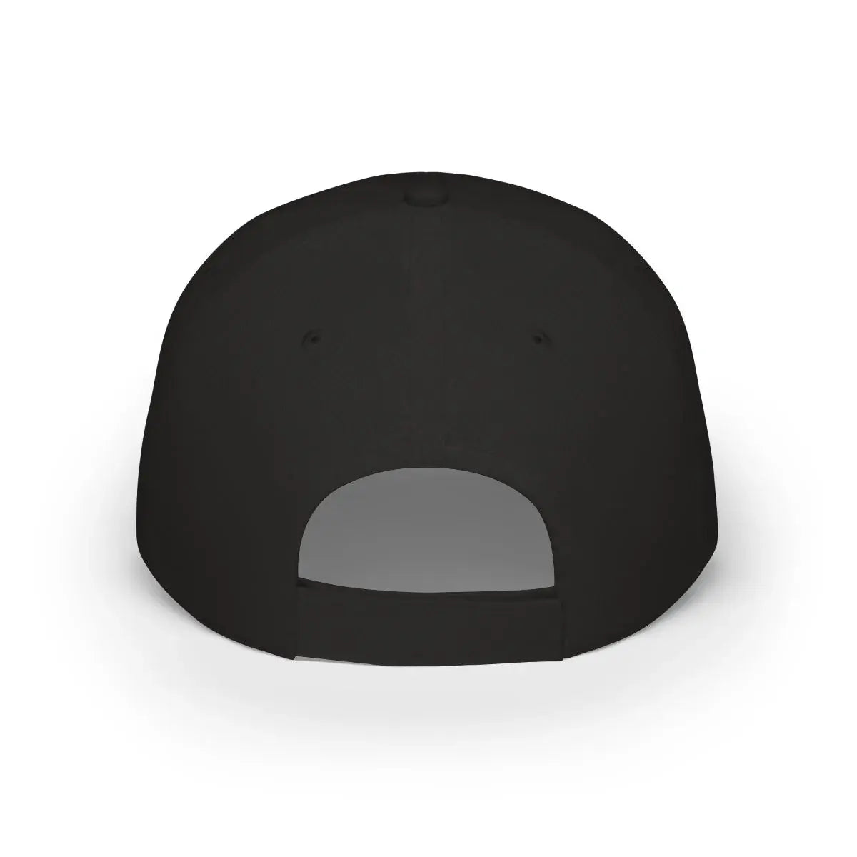 Classic Black Adjustable Strapback Hat