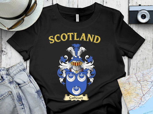 Scotland Cathcart Family Crest Graphic T-shirt product